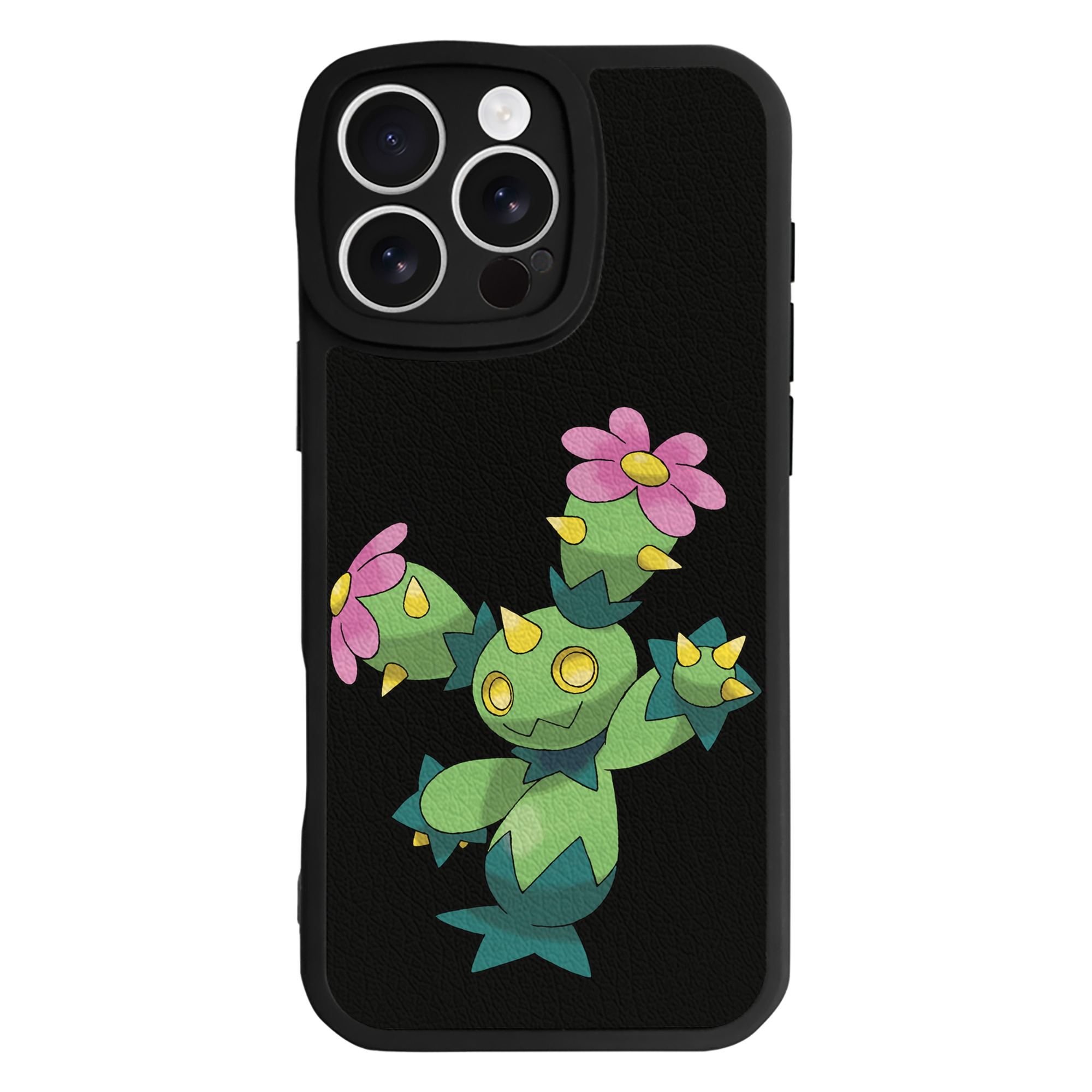 （画像用） ポケットモンスター Pokémon 【iPhone 16シリーズ対応】シリコンスマホケース（レザー調） 材質：シリコン